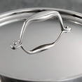 thumbnail image 5 of Olla holandesa Tramontina de acero inoxidable con revestimiento triple de 5 cuartos y tapa, apta para inducción, apta para lavavajillas, con certificación NSF, fabricada en Brasil, 5 of 5