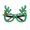 B, variant on Kmonabie Sparkling Santa Claus Eyeframe, Christmas Decoration Glasses for Festival Party Dress Up, Holiday Photo Accessories for Festive Celebrations Gatherings