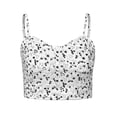 thumbnail image 6 of Wycnly Summer Saving Camisole for Women Tank Tops Women Going out Slim Spaghetti Strap Corset Cropped Top Trendy Floral Print Sleeveless Tee Shirts Ladies Sleeveless Shirt, 6 of 6