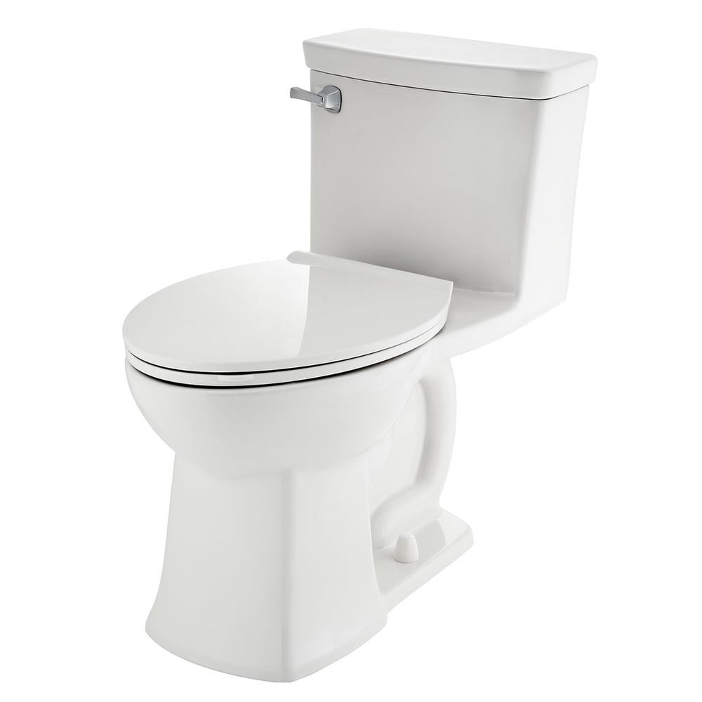 American Standard Townsend Vormax Right Height Elongated OnePiece Toilet with Seat 1.28 GPF in