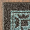 thumbnail image 3 of Maples Rugs - A - Pelham Medallion Non Slip Indoor Area Rugs, 5' x 7', Charcoal/Blue, 3 of 5