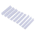 thumbnail image 1 of 9 Uds Adhesiva Pendiente Collar Colgador Organizador Montaje en Pared() Blanco, 1 of 9