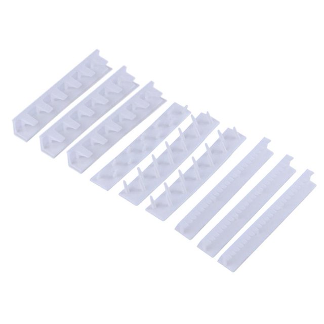 9 Uds Adhesiva Pendiente Collar Colgador Organizador Montaje en Pared() Blanco