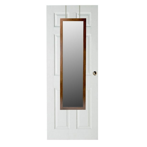 Home Basics over The Door Mirror, Natural