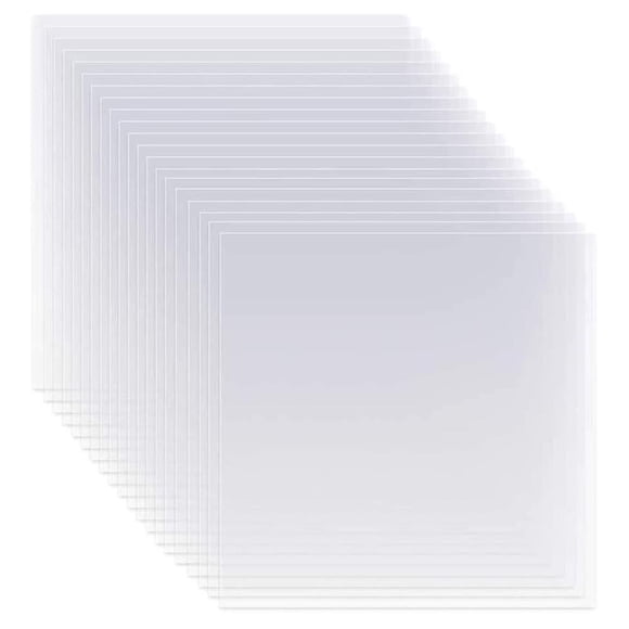 20pcs Clear Mylar Stencil Sheets 12 Inch Stencil Material Sheets,for Compatible & Cutting