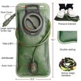 thumbnail image 2 of Hydration Bladder 2 Liter Water Reservoir, Water Storage Bladder Bag, Hydration Pack Replacement, for Hiking Biking Climbing Cycling Running, Large Op, 2 of 4