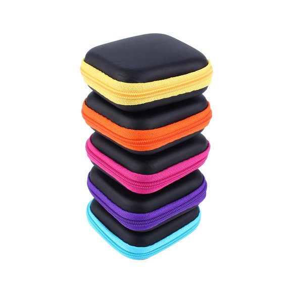 Dekaim Pochette de Rangement pour écouteurs, Hard Box Gadget Case Pochette de Rangement pour Porte-clés Câble d'écouteurs Ligne de données USB