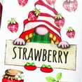 thumbnail image 4 of WHEANG Stickers Cute Strawberry Dwarf Wallpaper Children's Room Bedroom Window Sticker Background Decoration Sticker Self Adhesive, 4 of 4