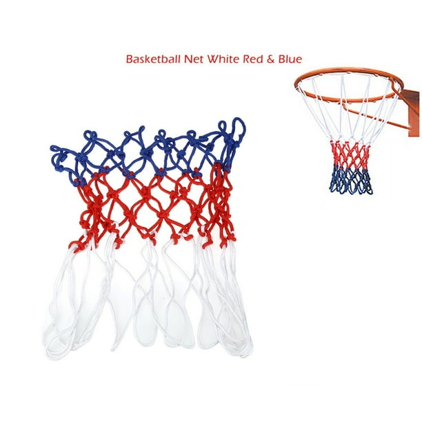 Standard Nylon Basketball Hoop Net Sports Thread Basketball Rim Mesh Net 12 Loop