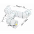 thumbnail image 2 of Cat Tunnels Tube for Indoor Cats, Collapsible Cat Tunnel with Fun Faucet Design, Interactive Pop-up Play Tube for Indoor Cats & Kittens, Foldable Hideout Channel Toy, Pet Supplies for Chinchillas E, 2 of 5