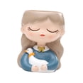 thumbnail image 4 of koolsoo Fairy Girl Planter Pot Display Garden Decor for Windowsill Patio Living Room Swan, 4 of 9