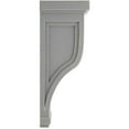 thumbnail image 2 of Ekena Millwork 7 1/2"W x 8"D x 17"H Traditional Recessed Wood Vintage Decor Corbel, Pebble Grey, 2 of 6