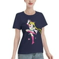 thumbnail image 2 of Women's Basic Short Sleeve T-Shirt Sailor Moon Moon Hare, 2 of 6