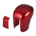 thumbnail image 6 of Motoforti Gear Shift Cover for Honda Civic 10th Gen 2016-2021 ABS Carbon Fiber Pattern Red Auto Interior accessories, 6 of 7
