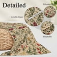 thumbnail image 3 of Rustic Botanical Body Pillow Covers, Vintage Floral Wildflower Soft Breathable Throw Pillow Cases with Invisible Zipper, Decorative Pillowcase Pillows Protectors for Sofa Bed Couchair 20"x54", 3 of 9