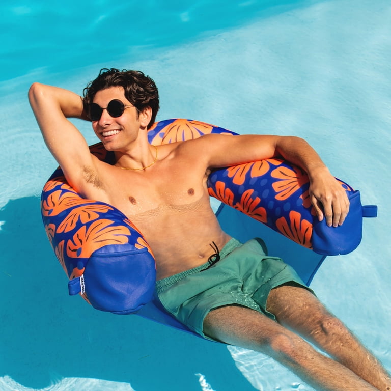 Big Joe Noodle Sling XL Pool Float, Sweet Shells Berry, Doubled