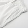 thumbnail image 5 of Men's Casual Shorts Sec Shorts Beach Wedding Men with Pockets Flashy Tie 4 8 Active Fuzzy Compression Cool for Men's Summer Fashion Thin Five Quarter Pants Solid Color White XL, 5 of 7