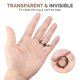 thumbnail image 2 of Feramox Ajustador De Tamaño De Anillo Para Anillos Sueltos 48 Piezas Anillos Anchos De Ajuste Transparente Invisible, 2 of 5