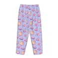 thumbnail image 5 of Kirby Character Pattern Women's Pajama Pants Lounge Daily Novelty Cozy Sleep Bottoms Pants Sleepwear With Pockets, 5 of 8