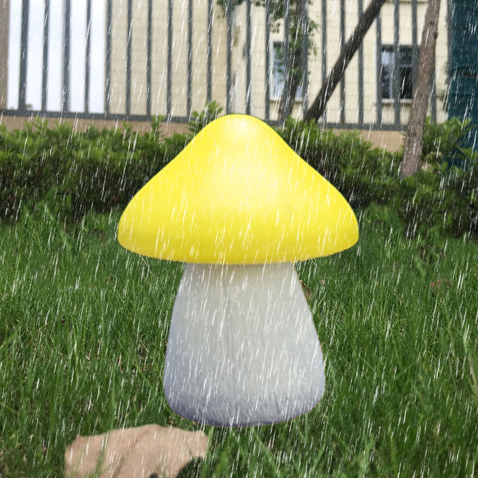 1 Packs Solar Mushroom Lights Outdoor Waterproof Solar Powered Garden Lights for Yard Pathway Fence Decoration Color Changing LED Landscape Lighting with Auto On Off