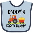 thumbnail image 3 of Inktastic Daddy Farm Buddy Cute Tractor Boys or Girls Baby Bib, 3 of 4