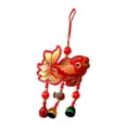 thumbnail image 2 of Carillón de viento Decoración de Año Nuevo Chino Recuerdo de buena suerte Bendición Tradicional con Carpa Koi, 2 of 9