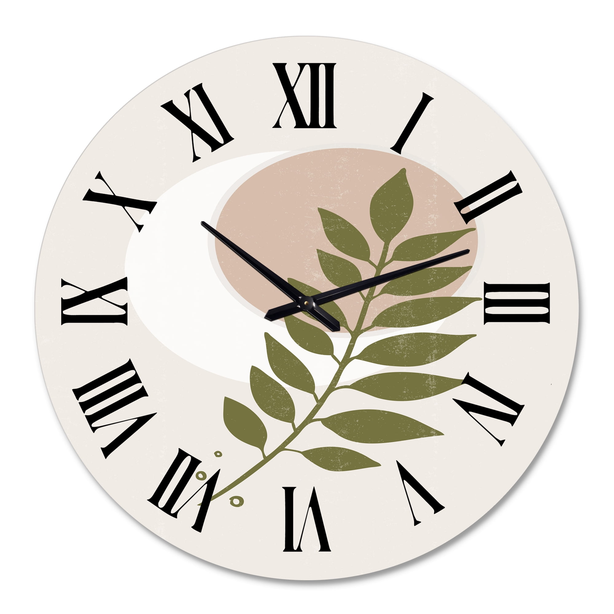 Designart 1 in Modern,Contemporary Wall Clock
