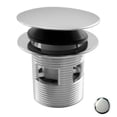 thumbnail image 1 of Westbrass D98R-26 Drain de Bain à Pointe Ronde à Débordement Intégré - Chrome Poli, 1 of 4