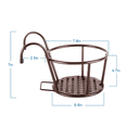 thumbnail image 5 of Estante Para Flores De Balcón, Soporte Para Maceta De Hierro De Estilo Europeo, Ventana Colgante, Estante Para Lavabo De Plantación Verde Advancent HA025546-02, 5 of 5