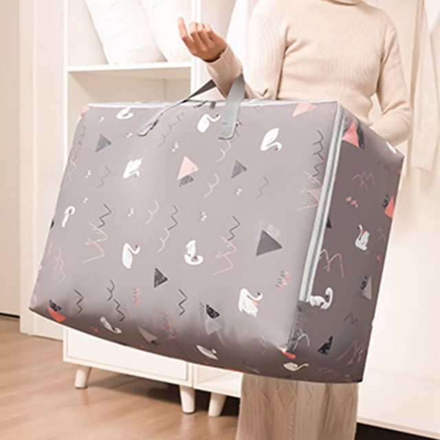 Organizadores de armario y almacenamiento, organización y almacenamiento, bolsas para guardar ropa con asa y cremallera, bolsas de viaje para mudanzas, ropa pequeña, cojines, edredones y cestas de tel