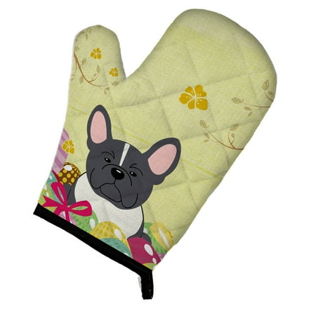 

Carolines Treasures BB6012OVMT Easter Eggs French Bulldog Black White Oven Mitt Large multicolor