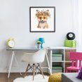 thumbnail image 3 of Stupell Industries Cottage Woodland Fox Flower Crown Black Framed Giclee Art, 17 x 17, by Roozbeh, 3 of 8