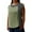 Green, variant on Color Block Women's Relaxed Fit Tshirt Flattering Concealing Design Comfortable Stretchy Casual Top For Everyday Wear And Layering XXXXL Size Yellow