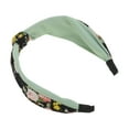 thumbnail image 5 of Unique Bargains 1 Pc Grace Cross Wide Headbands for Women Black Green, 5 of 6