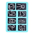 thumbnail image 1 of Metal Puzzles Solving,3D Metal Puzzles Brain Teasers,Metals Brain Teaser Puzzle ,Physics Mechanical Set,Wire Puzzle Mind Challenge Games,Fidget Toys, 1 of 8