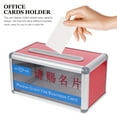 thumbnail image 3 of unbranded Caja Para Tarjetas De Negocios Portátil En Aleación De Con Gran Capacidad, 3 of 6
