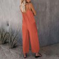 thumbnail image 4 of Bogo Linen Pants Women Petite Tapered Women'S Petite Short Elastic Waist Pants Cute Pants For Women Tall Wide Leg Sweatpants Women Tall Womens Trousers Dress Pants Long Tall, 4 of 6