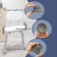 thumbnail image 3 of Replacement Feet for Bath Chair, Shower Toilet Seat Stools & Transfer Bench, 3 of 5
