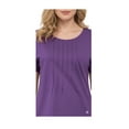 thumbnail image 6 of Turtle Bay New York Women's Short Sleeve Cotton Knit T-shirt in pintuck style, 6 of 9