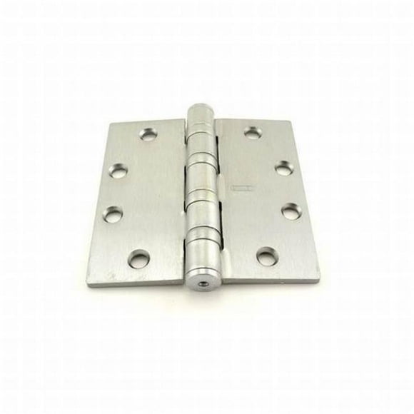Stanley Security FBB16841226D Charnière Lourde en Acier Architectural à Cinq Jointures 4.5 x 4.5 Po, Chrome Satiné