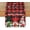 Christmas Gnome, variant on Christmas Trees Merry Xmas Table Runner, 72 Inches Plaid Long Seasonal Winter Holiday Farmhouse Style Table Decoration Festival Decor Accessory, Xmas Light