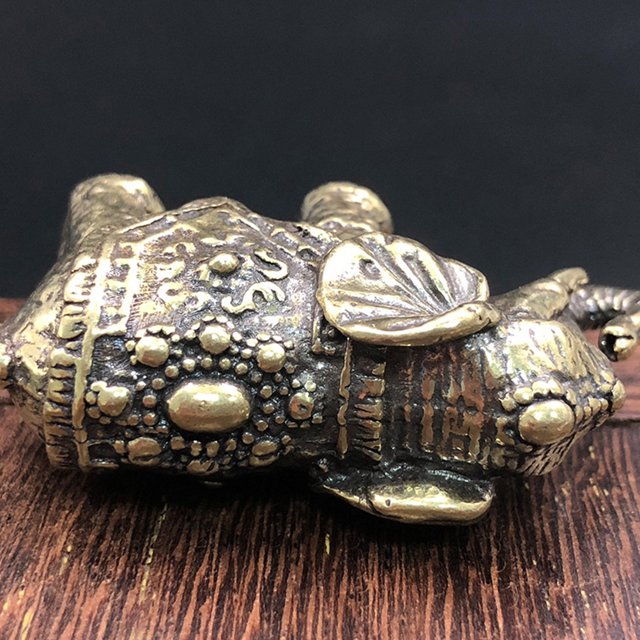 UPGRATOR 1Ud Adorno De Elefante De Latón Artesanía Fina Compacta