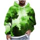 thumbnail image 2 of Sudadera con capucha para hombre, estilo casual, con cuello redondo, estampado, manga larga, blusa de poliéster, 2 of 5