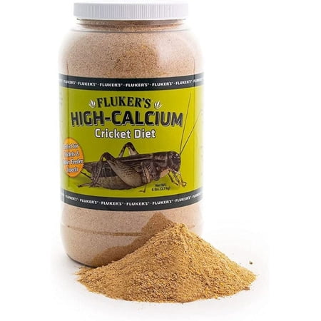 Flukers High Calcium Cricket Diet [Reptile, Foods Dry] 6 lbs