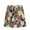 Multicolor, variant on sovlvnd Cargo Shorts for Men, Mens Casual Printed Beach Shorts With Elastic Waist And Drawstring Pocketless Knee Length L, Black