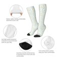 thumbnail image 3 of Naloa Daisies Flowers Thigh High Socks Extra Long Stretchy Sock Women Over Knee High Opaque Stocking Daily Wear, 3 of 6