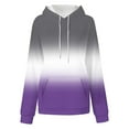 thumbnail image 3 of ChaoHeng Womens Graphic Sweatshirts Free Shiping 50% Off Clear,Women Fashion Retro Loose Casual Long Sleeve Hoodie Sweatshirt Tops Blouse,Purple,XXXXL, 3 of 4