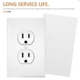 thumbnail image 7 of TUIBELYN 50pcs Outlet Insulation Pads Wall Plate Insulation Gasket Wall Gasket Replacement Socket Outlet Sealers, 7 of 7