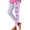 Light Purple-1, variant on Women Cancer Awareness Month Print Leggings Fall Elastic Waist Stretchy Slim Yoga Pants S-XXL