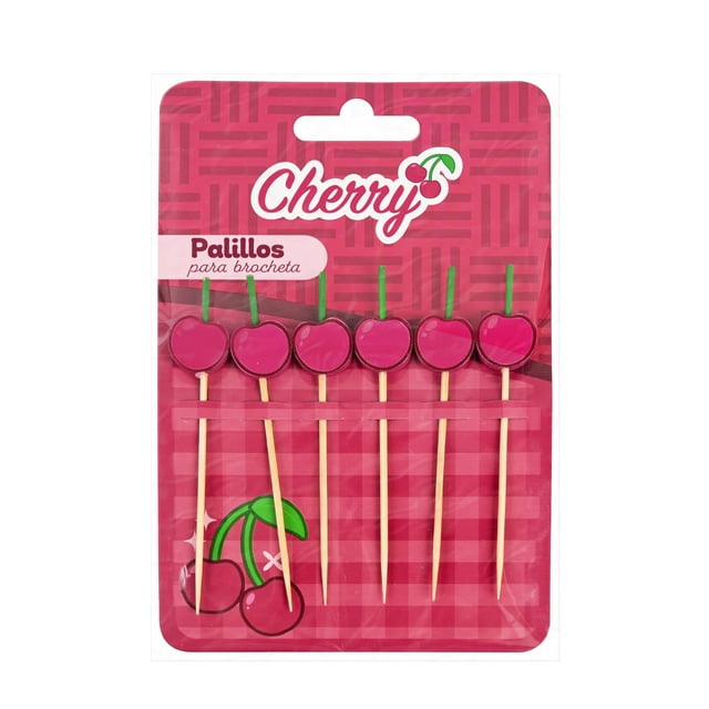 Prichos Palillos para Brocheta de Madera 6 Piezas